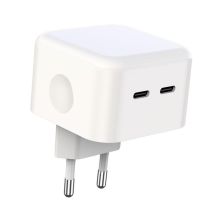 Зарядний пристрій XO L102 2xUSB-C PD35W White (L102.white)