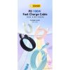 Дата кабель USB-C to USB-C 1.0m 100W blue Essager (EXCTT1-WL03-P) - Зображення 1
