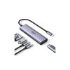 Концентратор Ugreen USB-C to HDMI + 2xUSB 3.2 + 2xUSB-C 3.2 + PD CM511 gray (35999) - Изображение 1