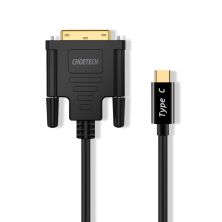 Кабель мультимедийный USB-C to DVI M 1.8m black Choetech (XCD-0018-BK)