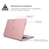 Чохол до ноутбука Armorstandart 13.6 MacBook Air M4/M3/M2 (A3240/A3113/A2681) Pink Matte Shell (ARM80471) - Зображення 1