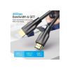 Кабель мультимедійний HDMI M to HDMI M 10.0m 8K60Hz black Vention (AANBL) - Зображення 1