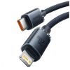 Дата кабель USB-C to Lightning 2.0m 20W Crystal Shine Series black Baseus (CAJY000301) - Зображення 2