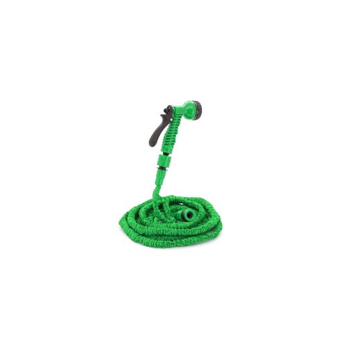 Поливочный шланг Voltronic KY-150G, 5-15м/50ft, + распылитель, насадка на кран, Green, Box (KY-150G)