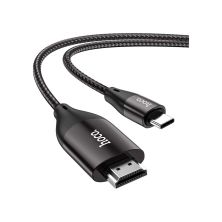Кабель мультимедийный USB-C to HDMI M 2.0m 4K30Hz gray HOCO (6931474755025)