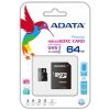 Карта памяти ADATA 64GB microSD class 10 UHS-I (AUSDX64GUICL10-RA1) - Изображение 1