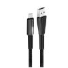 Дата кабель ColorWay USB 2.0 AM to Type-C 1.0m zinc alloy + led black (CW-CBUC035-BK) - Зображення 3