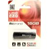 USB флеш накопичувач Mibrand 16GB Grizzly Black USB 2.0 (MI2.0/GR16P3B) - Зображення 1