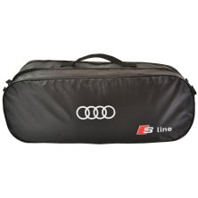 Сумка-органайзер Poputchik в багажник Audi S-Line черная (03-099-2Д)
