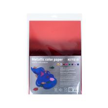 Цветная бумага Kite А4 металлизированный 8 листов/8 цветов (K22-425)