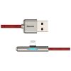 Дата кабель USB 3.1 AM to Lightning 2.0m CAL7C 1.5A 90 Red Baseus (CAL7C-B09) - Зображення 2