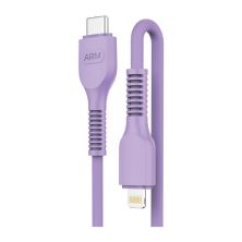 Дата кабель USB-C to Lightning 1.0m AR88 3A Purple Armorstandart (ARM65290)
