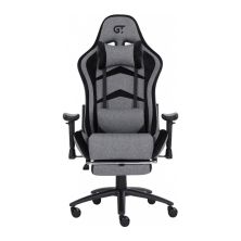 Крісло ігрове GT Racer X-2534-F Gray/Black Suede (X-2534-F Fabric Gray/Black Suede)