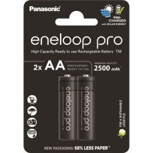 Аккумулятор Panasonic AA Eneloop 2500mAh Pro NI-MH * 2 (BK-3HCDE/2CP)
