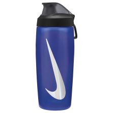 Пляшка для води Nike Refuel Bottle Locking Lid 18 OZ блакитний, чорний, сріблястий 532 мл N.100.7669.423.18 (887791745217)