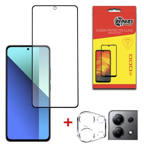 Скло захисне Dengos Xiaomi Redmi Note 13 4G + camera module glass (DG-TGSCP-01)