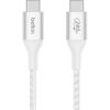 Дата кабель USB-C to USB-C 1.0m 240W white Belkin (CAB015BT1MWH) - Изображение 2