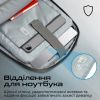 Рюкзак для ноутбука Promate 15.6 Satchel-BP Black (satchel-bp.black) - Зображення 3