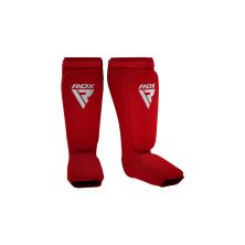 Захист гомілки і стопи RDX Shin Instep Foam Red/White XL (HYP-SIRW-XL)