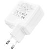 Зарядний пристрій HOCO C115A Header 2xUSB-C PD65W + 1xUSB QC3.0 GaN White (6931474798312) - Зображення 1