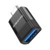 Перехідник BV18 USB to USB-C M USB3.0 Black BOROFONE (6941991104015) - Зображення 2