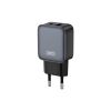 Зарядний пристрій XO L154 USB-C PD20W + USB-A QC3.0 Black (L154.black) - Зображення 2