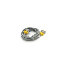 Кабель мультимедійний VGA M to VGA M 3.0m 1080P grey-yellow Merlion (YT-VGA(M)/(M)3+6GR-3m)