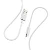 Дата кабель USB 2.0 AM to Micro 5P 1.0m 2.4A white Denmen (D22V-WH) - Изображение 1