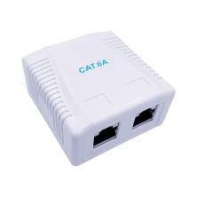 Компьютерная розетка Cablexpert RJ45x2 FTP, cat.6A (NCAC-2F6A-01)