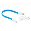 Дата кабель USB 2.0 AM to Type-C 0.18m blue Extradigital (KBU1787) - Изображение 1