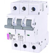 Автоматический выключатель ETI Выключатель автоматический ETIMAT 6 3p C 10А (6 kA) (2145514)