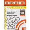 Крючок Brain fishing Bream B3010 08 (20 шт/уп) Black Nickel (1858.80.33) - Изображение 1