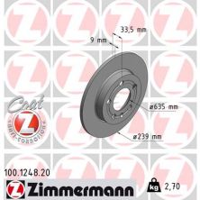 Тормозной диск ZIMMERMANN 100.1248.20