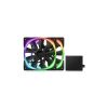 Кулер для корпуса NZXT AER RGB 2 - Twin Starter Pack - Black (HF-2814C-DB) - Изображение 1