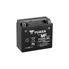 Аккумулятор автомобильный Yuasa 12V 18,9Ah MF VRLA Battery (YTX20L-BS)