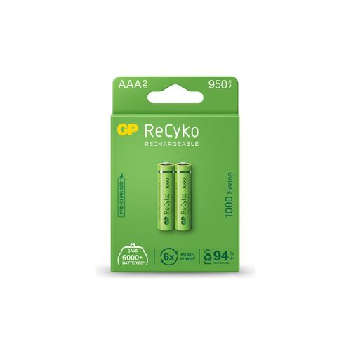 Акумулятор Gp AAA 100AAAHCE-EB2 ReCyko R03 950mAh * 2 (100AAAHCE / 4891199186554)