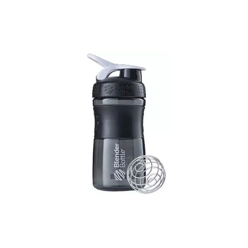 Шейкер спортивний BlenderBottle SportMixer 20oz/590ml Black/White (SM 20oz Black/White)