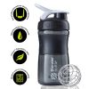 Шейкер спортивний BlenderBottle SportMixer 20oz/590ml Black/White (SM 20oz Black/White) - Зображення 2