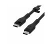 Дата кабель USB-C to USB-C 3.0m 60W Black Belkin (CAB009BT3MBK) - Зображення 3
