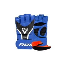 Рукавички для MMA RDX Aura Plus T-17 Blue/Black L (GGR-T17UB-L+)