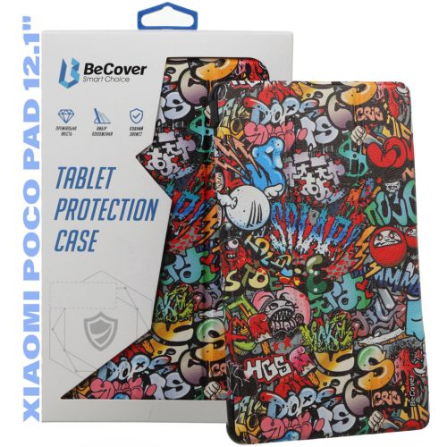 Чехол для планшета BeCover Smart Case Xiaomi Poco Pad 12.1 Graffiti (711569)