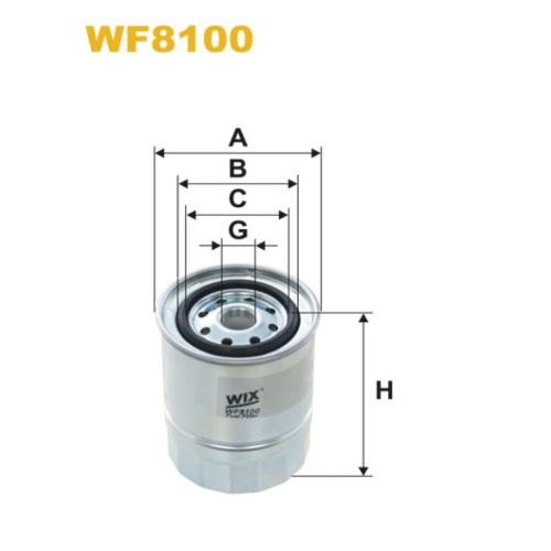 Фильтр топливный Wixfiltron WF8100