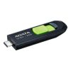 USB флеш накопичувач ADATA 32GB UC300 Black/Green Type-C USB 3.2 (ACHO-UC300-32G-RBK/GN) - Зображення 1