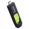 USB флеш накопичувач ADATA 32GB UC300 Black/Green Type-C USB 3.2 (ACHO-UC300-32G-RBK/GN) - Зображення 2