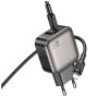 Зарядний пристрій BOROFONE BAS55A Absolute 1xUSB-C PD30W + 1xUSB QC3.0 + cable USB-C to Lightning Black (6941991116247) - Зображення 3