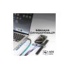 Дата кабель USB-C to Lightning 27W + USB-C 60W + Apple Watch 2.5W 1.5m icharge trio black Promate (icharge-trio.black) - Зображення 3