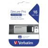 USB флеш накопичувач Verbatim 16GB Secure Pro with 256 AES USB 3.2 (98664) - Зображення 2