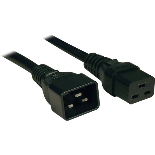 Кабель живлення C19 to C20 2.0m black Zpas (WZ-MKZ509E20E-161)