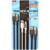 Дата кабель USB 2.0 AM to Micro 5P 1.0m 2.4A black XO (NB229-M-1-BK) - Изображение 1