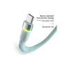 Дата кабель USB 2.0 AM to USB-C 1.0m 3A LED blue Essager (EXCT-XCD03) - Изображение 2